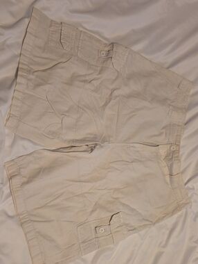 Airwalk Off White Cargo Shorts Mens Size 36